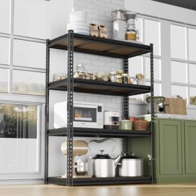 4-layer adjustable shelf spacing, gourd-shaped perforation, rubber mallet with gloves, display rack, iron, 122*45*153.5cm, black iron